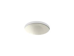 Compass 13-1/4'' round drop-in/undermount bathroom sink, no overflow - image 17