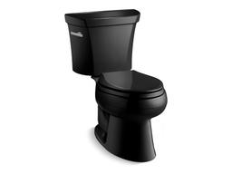 Kohler Wellworth Classic Toilet | Two-Piece | Elongated | 1.0 GPF | Flushmate Pressure-Assist - Black - image 1
