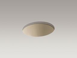 Caxton 19-1/4'' oval undermount bathroom sink with glazed underside, no overflow - image 14