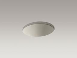 Caxton 19-1/4'' oval undermount bathroom sink with glazed underside, no overflow - image 21