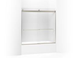 Kohler Levity Sliding Bath Door, 59-3/4'' H X 56-5/8 - 59-5/8'' W, with 1/4'' Thick Frosted Glass... - image 1