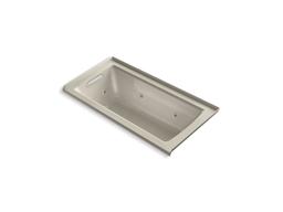 Archer 60'' x 30'' alcove heated whirlpool bath, left drain - image 12