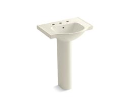 Veer 24'' rectangular pedestal bathroom sink - image 6