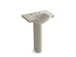 Veer 24'' rectangular pedestal bathroom sink - image 7
