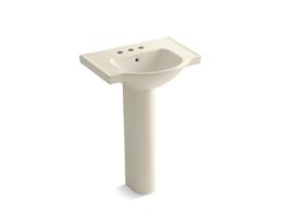 Veer 24'' rectangular pedestal bathroom sink - image 3