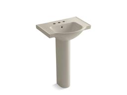 Veer 24'' rectangular pedestal bathroom sink - image 7