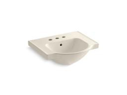 Veer 21'' square pedestal bathroom sink - image 14