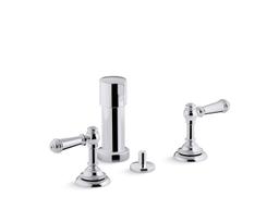 Artifacts Widespread bidet faucet with lever handles - image 1