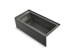Archer 66'' x 32'' alcove whirlpool bath with Bask heated surface, right drain - image 11