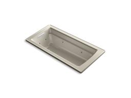 Archer 66'' x 32'' drop-in heated whirlpool bath - image 11