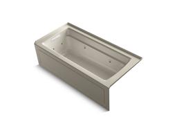 Archer 66'' x 32'' integral apron whirlpool with integral flange and left-hand drain - image 11