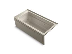 Archer 66'' x 32'' alcove whirlpool bath with Bask heated surface, right drain - image 12