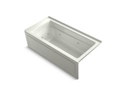 Archer 66'' x 32'' alcove whirlpool bath with Bask heated surface, right drain - image 14