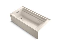 Archer 72'' x 36'' alcove whirlpool bath with Bask heated surface, left drain - image 11