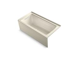 Archer 60'' x 30'' alcove Heated BubbleMassageE air bath, left drain - image 9