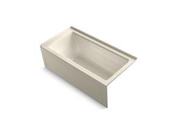 Archer 60'' x 30'' alcove Heated BubbleMassageE air bath with Bask heated surface, right drain - image 10