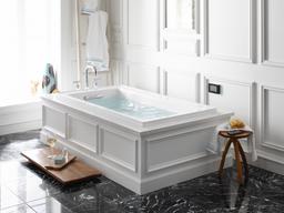 Archer 60'' x 32'' integral apron Heated BubbleMassageE air bath with Bask heated surface and left-hand drain - image 13