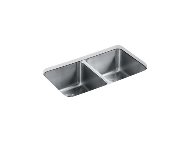 Undertone Preserve 31-1/2'' x 18'' x 9-3/4'' Undermount double-equal bowl kitchen sink - Not Applicable