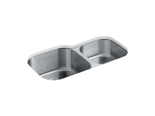 Undertone Preserve 35-1/8'' x 20-1/8'' x 9-3/4'' Undermount extra large/medium double-bowl kitchen sink - Not Applicable