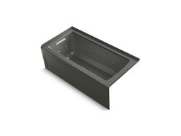 Archer 60'' x 30'' alcove Heated BubbleMassageE air bath and whirlpool, left drain - image 10