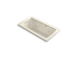 Archer 60'' x 30'' drop-in Heated BubbleMassageE air bath with whirlpool - image 9