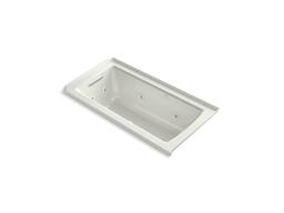 Archer 60'' x 30'' alcove Heated BubbleMassageE air bath and whirlpool, left drain - image 11