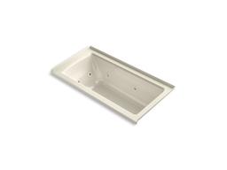 Archer 60'' x 30'' alcove Heated BubbleMassageE air bath and whirlpool, right drain - image 9