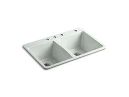 33'' top-mount double-bowl kitchen sink - image 7