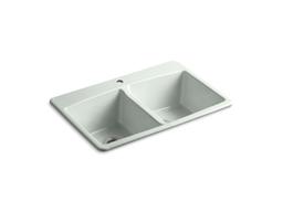 BrookfieldE 33'' top-mount double-bowl kitchen sink - image 12