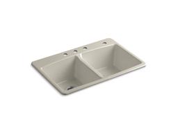 BrookfieldE 33'' top-mount double-bowl kitchen sink - image 13