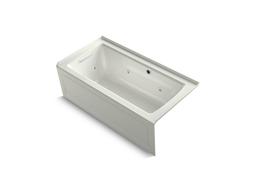 Archer 60'' x 30'' alcove whirlpool bath with Bask heated surface, left drain - image 14