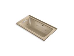 Archer 60'' x 30'' alcove whirlpool bath with Bask heated surface, left drain - image 9