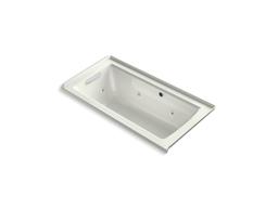 Archer 60'' x 30'' alcove whirlpool bath with Bask heated surface, left drain - image 14