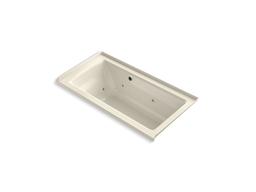 Archer 60'' x 30'' alcove whirlpool bath with Bask heated surface, right drain - image 10