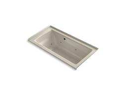 Archer 60'' x 30'' alcove whirlpool bath with Bask heated surface, right drain - image 12