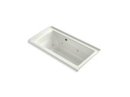 Archer 60'' x 30'' alcove whirlpool bath with Bask heated surface, right drain - image 14
