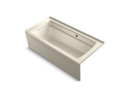 Archer 66'' x 32'' alcove bath with Bask heated surface, left drain - image 14