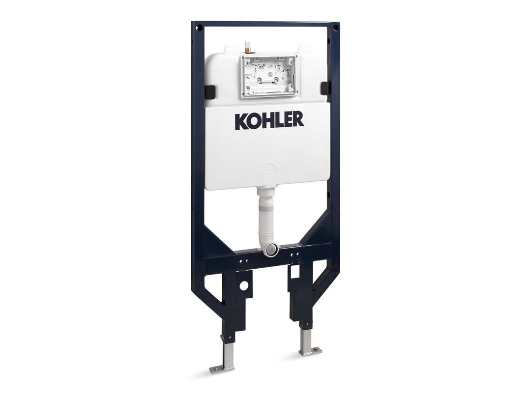 In-wall tank and carrier system for 2''x4'' installations by Kohler