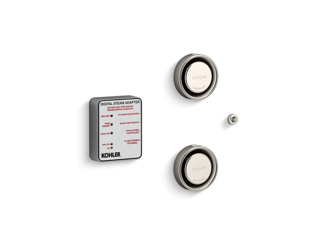 Invigoration Series Tandem digital steam adapter kit by Kohler