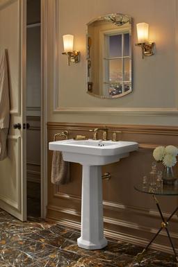 Archer 20'' W x 31'' H aluminum single-door medicine cabinet, beveled edges - image 3