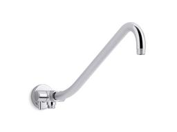Gooseneck Rainhead arm with 2-way diverter - Polished Chrome - image 1