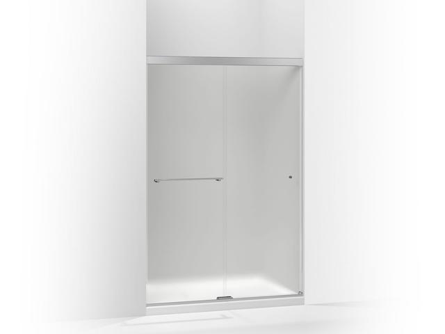 Revel Sliding shower door, 70'' H x 44-5/8 - 47-5/8'' W, with 5/16'' thick Frosted glass