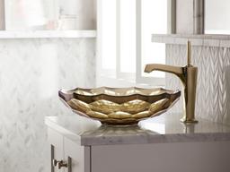 BrioletteE 17-1/2'' round vessel bathroom sink, no overflow - image 9