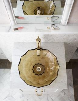 BrioletteE 17-1/2'' round vessel bathroom sink, no overflow - image 16