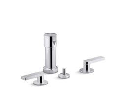 Composed Widespread bidet faucet with lever handles - image 1