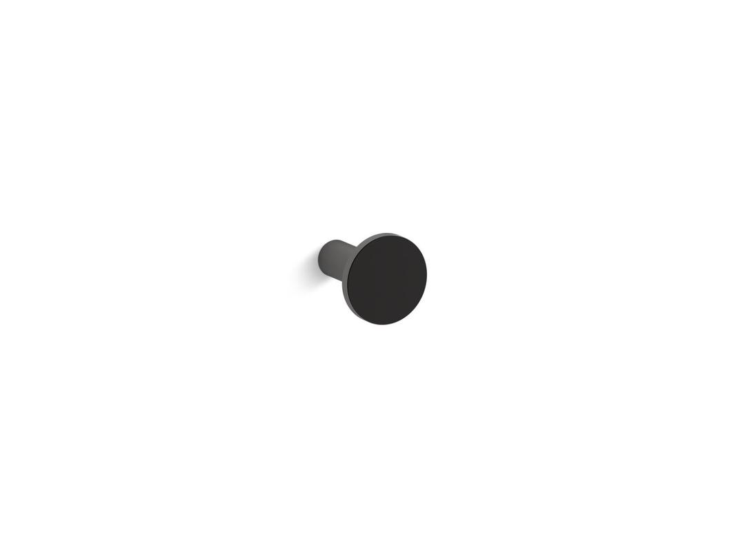 Kohler Purist Cabinet Knob - Matte Black by Kohler