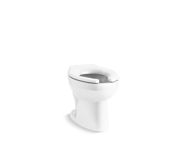 Kohler Wellcomme Ultra Flushometer Bowl | 1.28-1.6 GPF | Elongated | Rear Spud - White