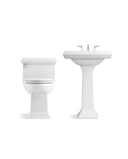 Memoirs Classic Comfort Height One-piece compact elongated 1.28 gpf chair height toilet with slow close seat - image 14