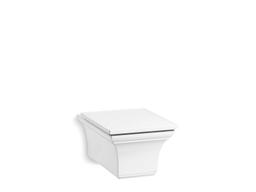 Memoirs Wall-hung compact elongated dual-flush toilet bowl with slow close seat - image 1