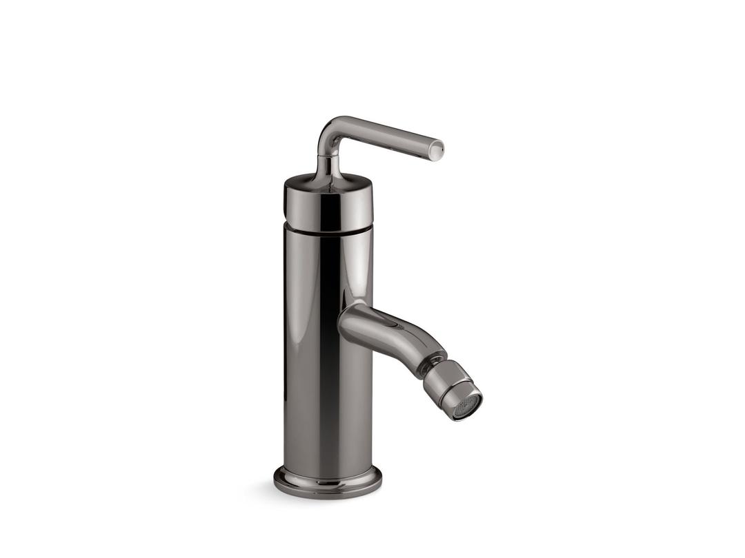 Kohler Purist Horizontal Swivel Spray Aerator Bidet Faucet With Straight Lever Handle - Vibrant T... by Kohler